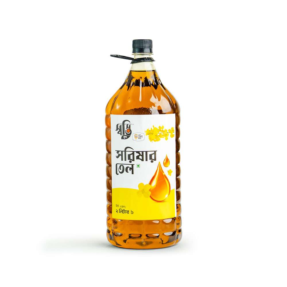 image Deshi Mustard Oil 2 liter - Image 1